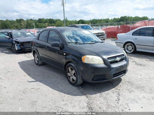  Salvage Chevrolet Aveo