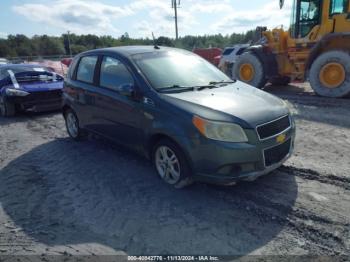  Salvage Chevrolet Aveo