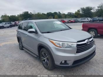  Salvage Toyota Highlander