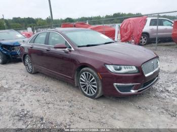  Salvage Lincoln MKZ Hybrid