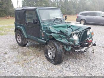  Salvage Jeep Wrangler