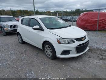  Salvage Chevrolet Sonic