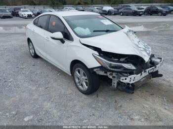  Salvage Chevrolet Cruze