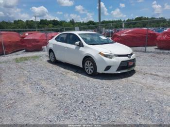  Salvage Toyota Corolla