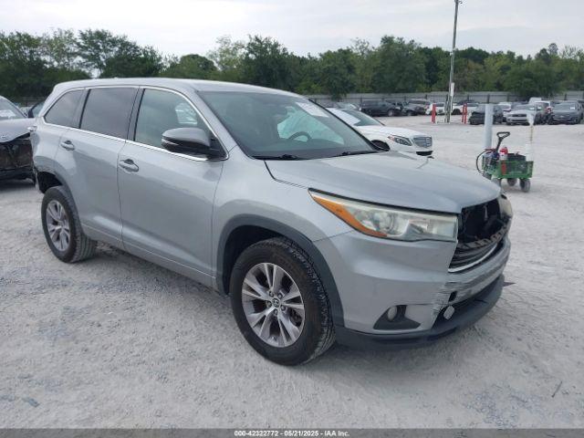  Salvage Toyota Highlander