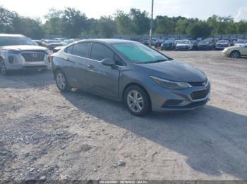  Salvage Chevrolet Cruze