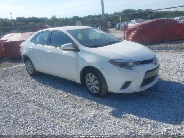 Salvage Toyota Corolla