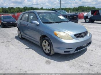  Salvage Toyota Matrix