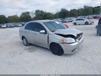  Salvage Chevrolet Aveo
