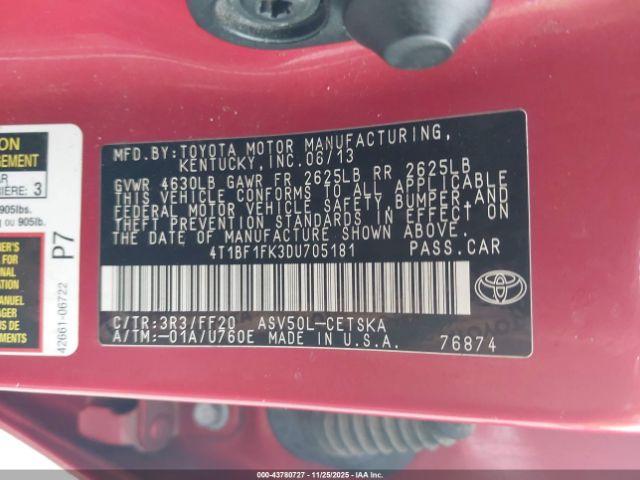 Toyota Camry Se Image 9