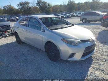  Salvage Toyota Corolla