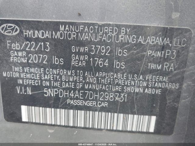 Hyundai ELANTRA Gls Image 3