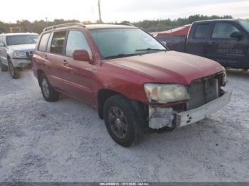  Salvage Toyota Highlander