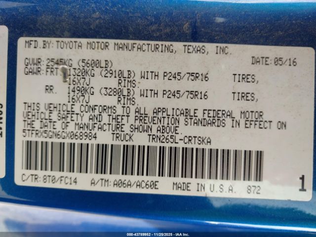 Toyota Tacoma Sr5 Image 2