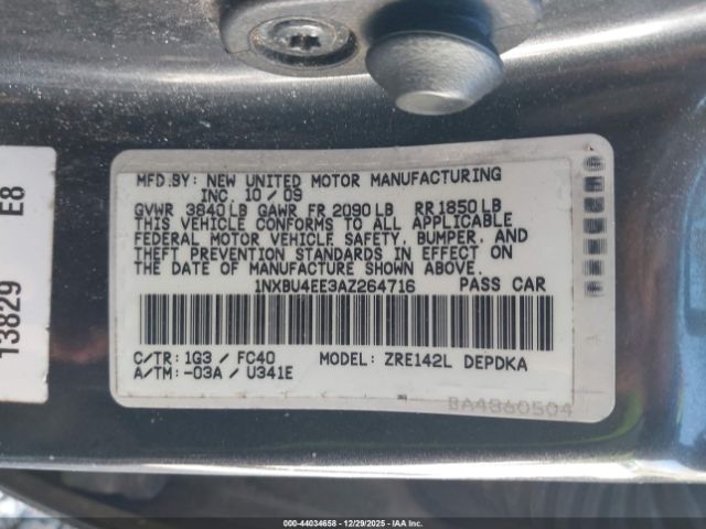 Toyota Corolla Le Image 13