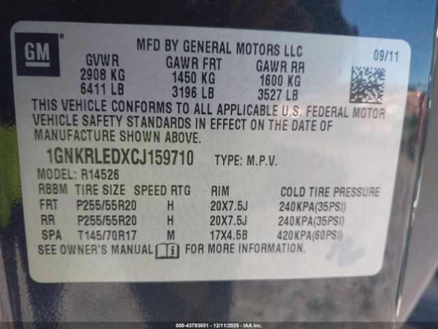 Chevrolet Traverse Ltz Image 6