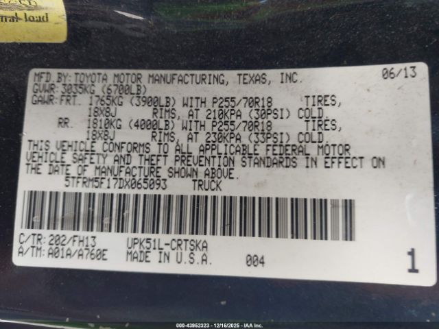 Toyota Tundra Grade 4.6l V8 Image 7