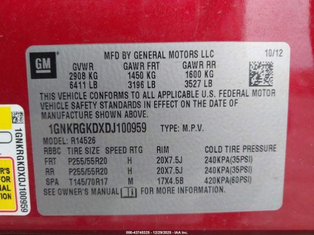 Chevrolet Traverse 1lt Image 8