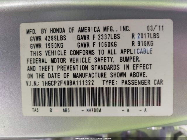 Honda Accord 2.4 Lx-p Image 5