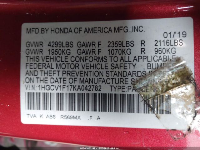 Honda Accord Lx Image 8