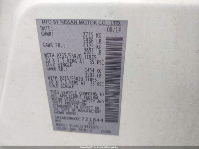 Nissan Pathfinder Platinum Image 4